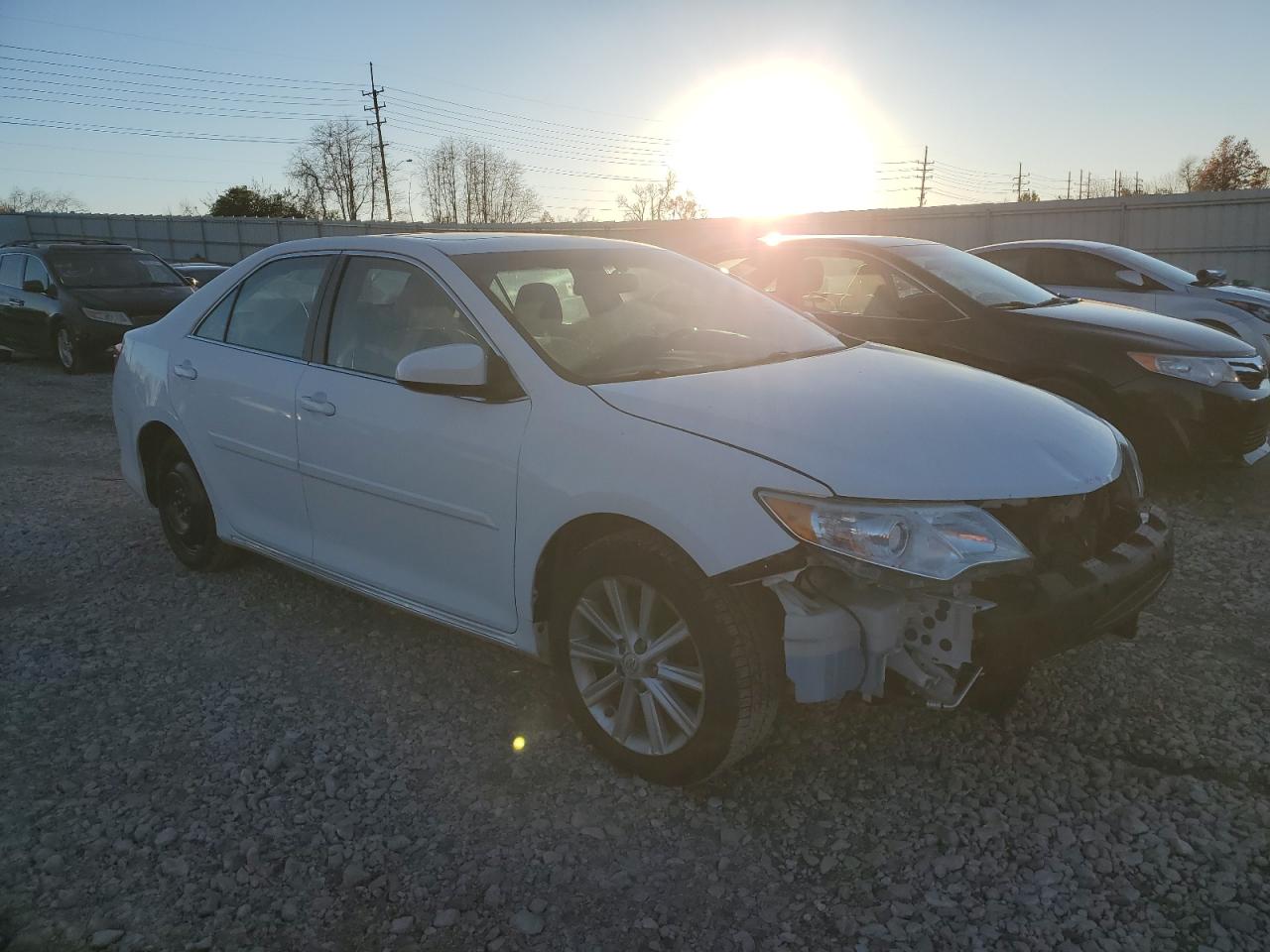 2014 Toyota Camry VIN 4T4BF1FK3ER365134 Copart auction photo, front end damage thumbnail 4