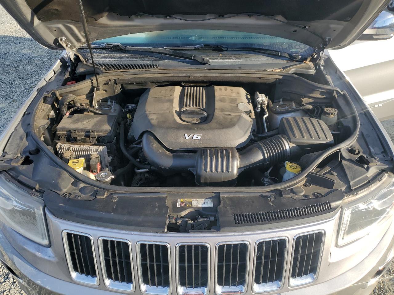 2014 Jeep Grand Cherokee VIN 1C4RJFBG4EC247030 Copart auction photo, all over damage thumbnail 13