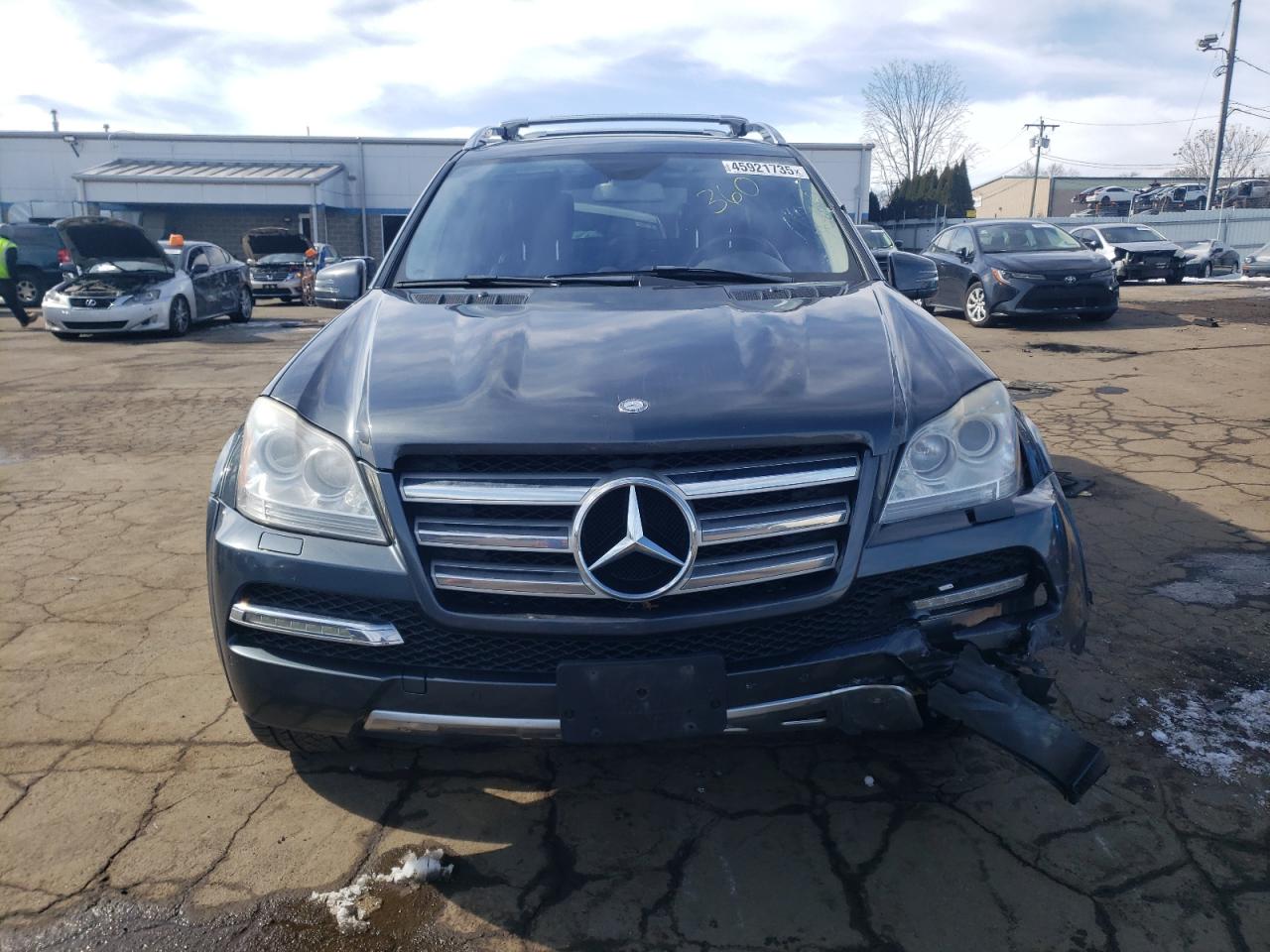 2012 Mercedes-Benz GL-klasse VIN 4JGBF8GE3CA786118 Copart auction photo, front end damage thumbnail 5