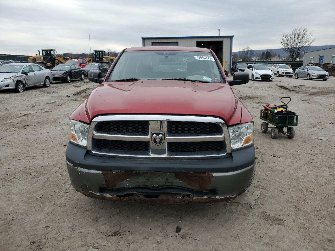 2010 Dodge RAM VIN 1D7RV1GPXAS216824 Copart auction photo, side damage thumbnail 5