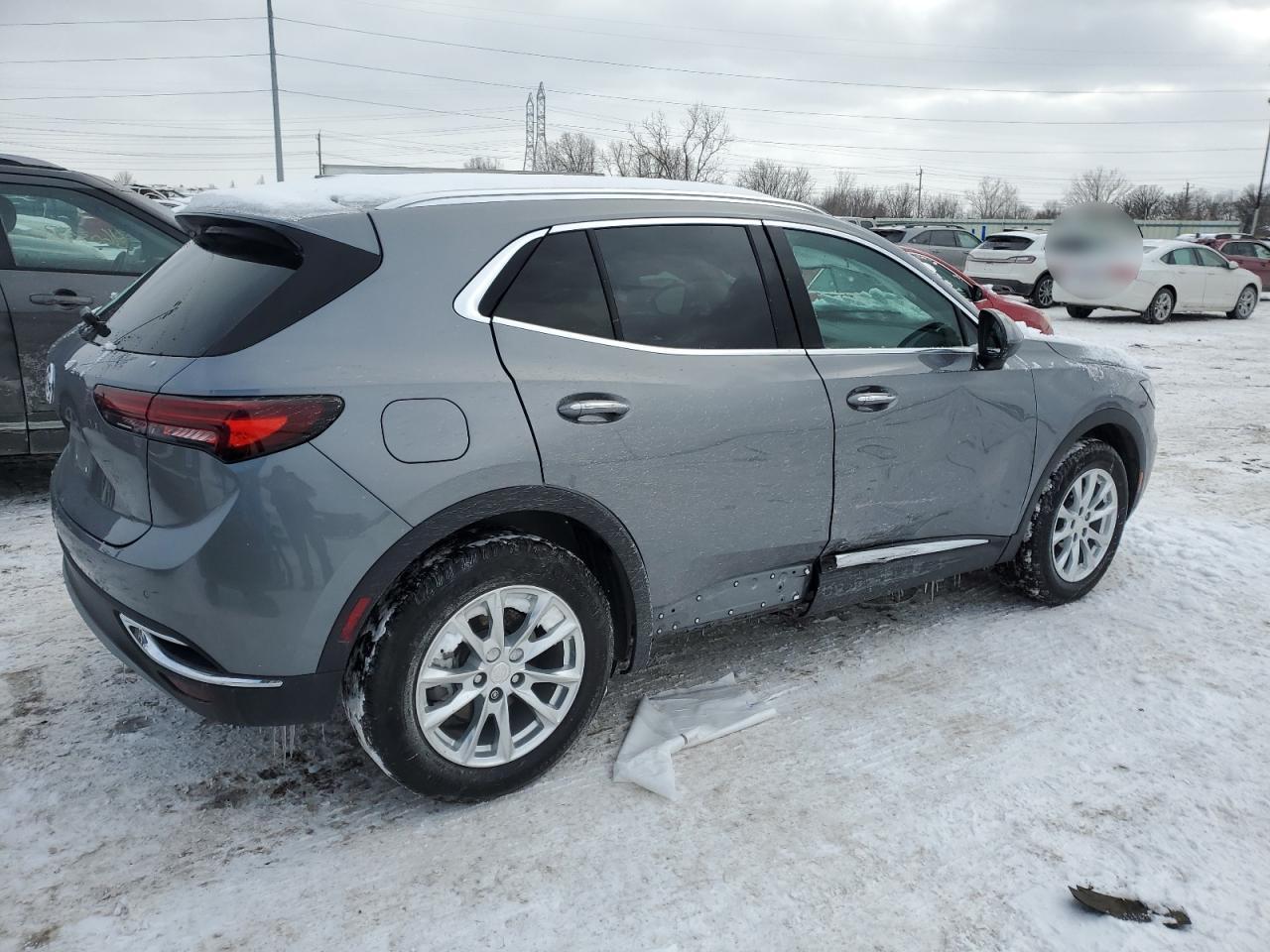 2021 Buick Envision VIN LRBFZMR48MD066211 Copart auction photo, side damage thumbnail 3