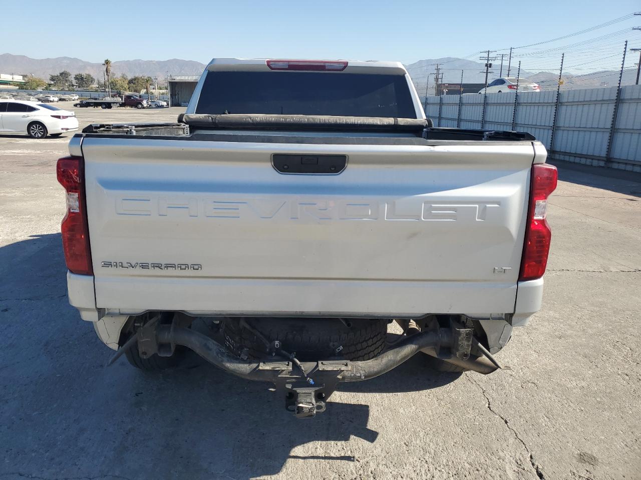 2021 Chevrolet Silverado VIN 1GCPWCED3MZ443934 Copart auction photo, front end / rear end damage thumbnail 6