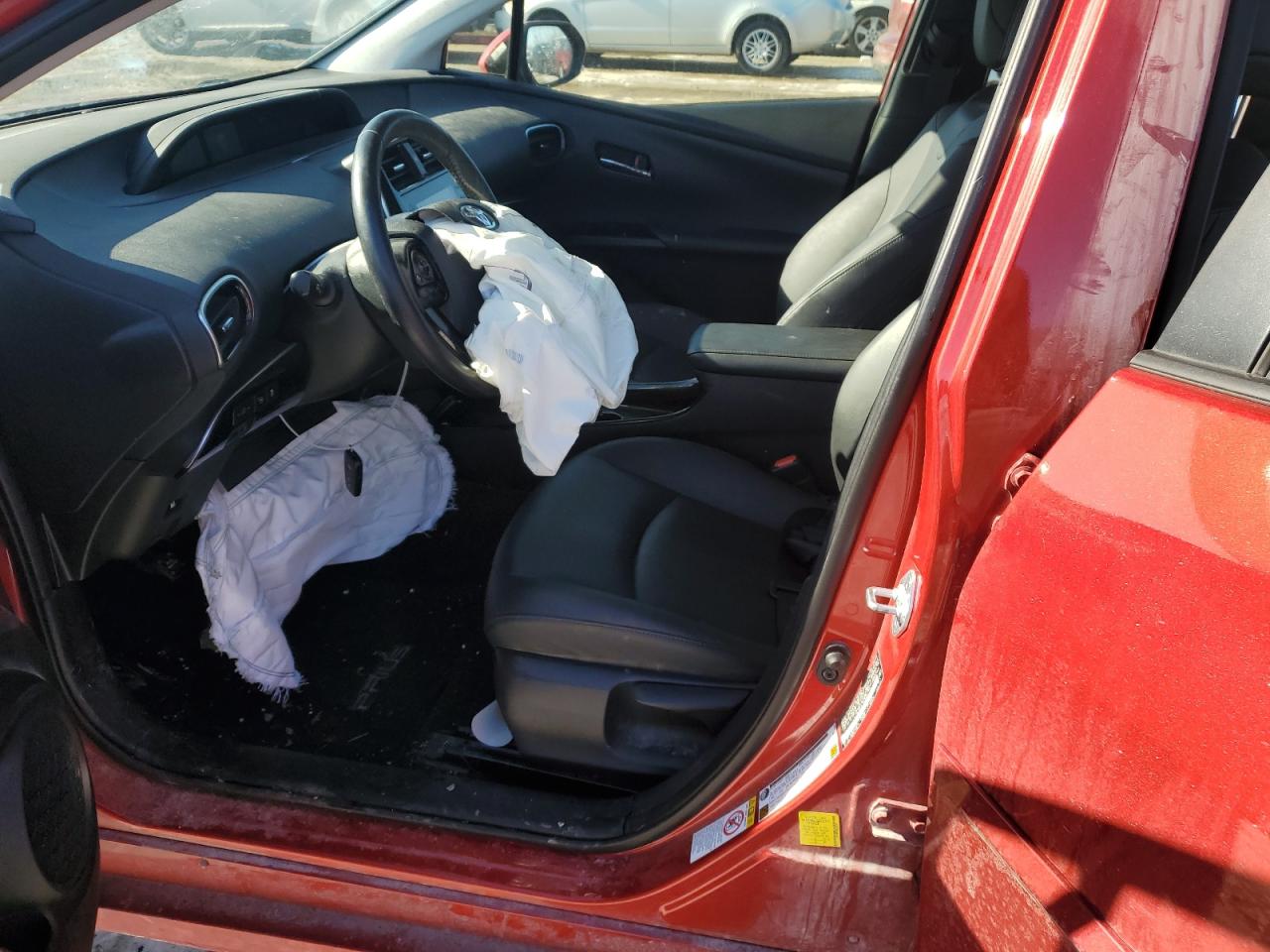 2021 Toyota Prius VIN JTDL9MFU0M3026199 Copart auction photo, undercarriage damage thumbnail 7
