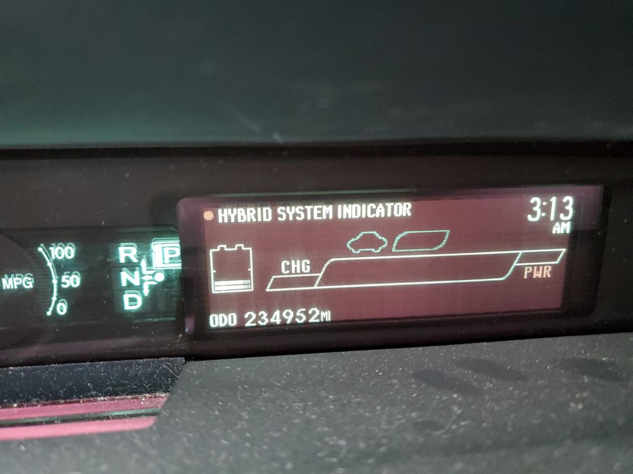 2013 Toyota Prius VIN JTDKN3DU8D1678262 Copart auction photo, all over damage thumbnail 9