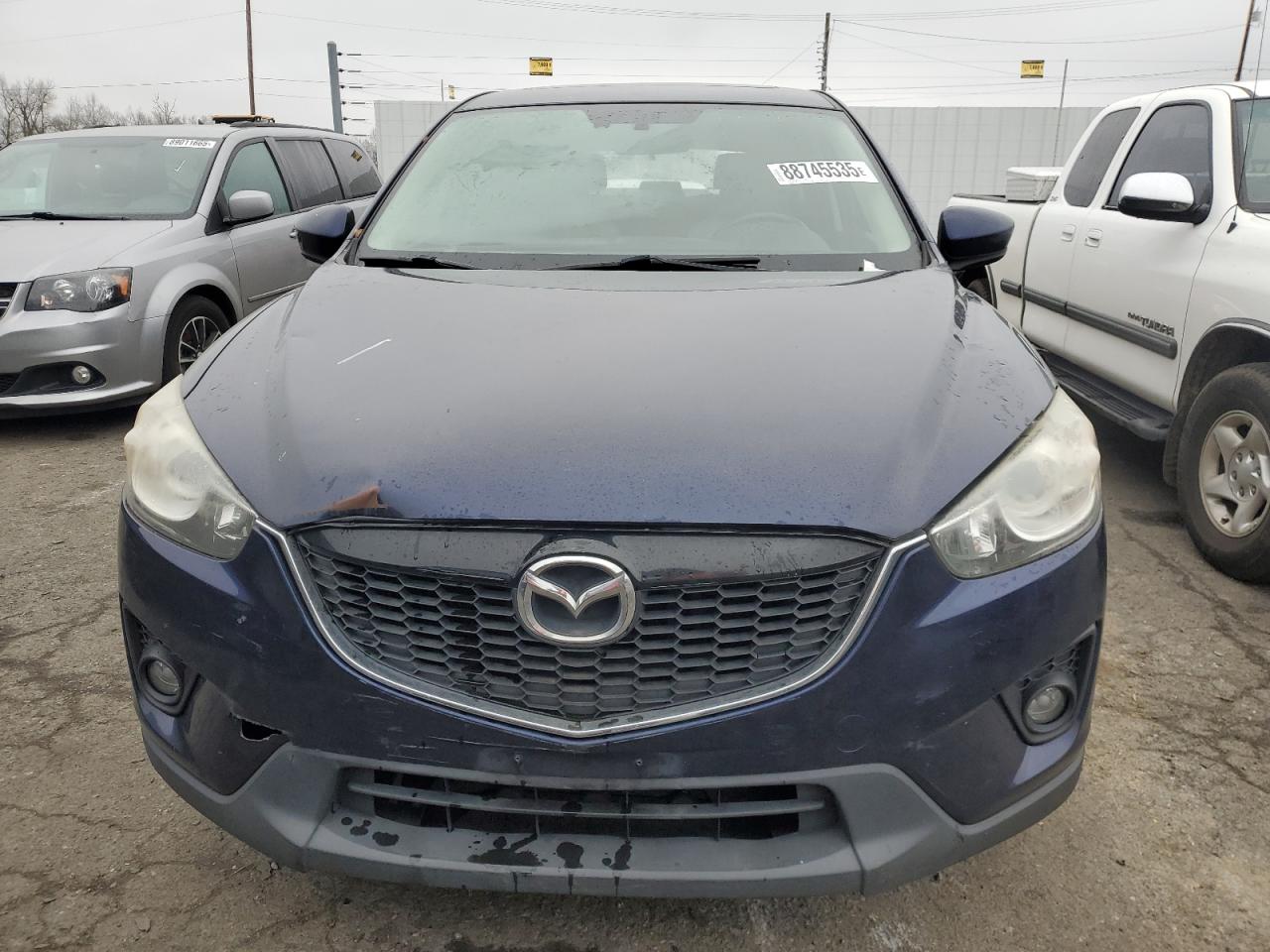 2014 Mazda CX-5 VIN JM3KE4DY1E0341746 Copart auction photo, side / rear end damage thumbnail 5