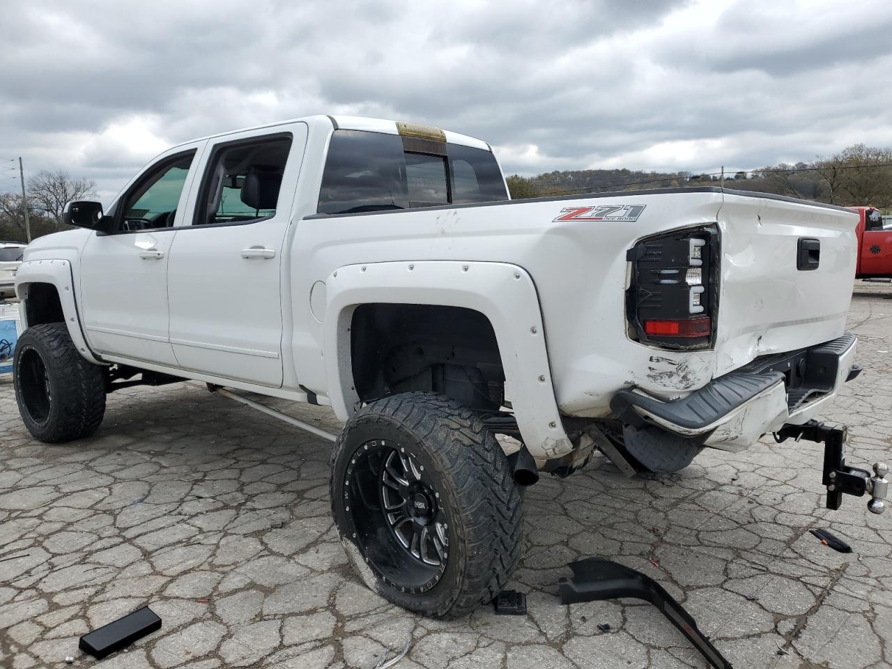 2016 Chevrolet Silverado VIN 3GCUKREC4GG369954 Copart auction photo, all over damage thumbnail 2