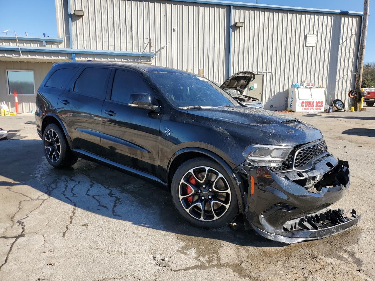 2021 Dodge Durango VIN 1C4SDJH9XMC639397 Copart auction photo, front end / all over damage thumbnail 4