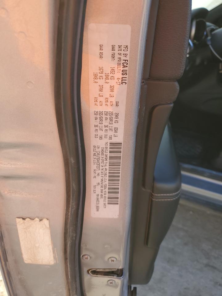 2017 Jeep Grand Cherokee VIN 1C4RJFBG4HC872371 Copart auction photo, side / rear end damage thumbnail 13