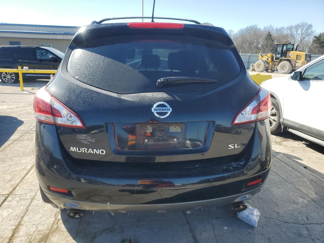 2014 Nissan Murano VIN JN8AZ1MU6EW407438 Copart auction photo, front end / side damage thumbnail 6