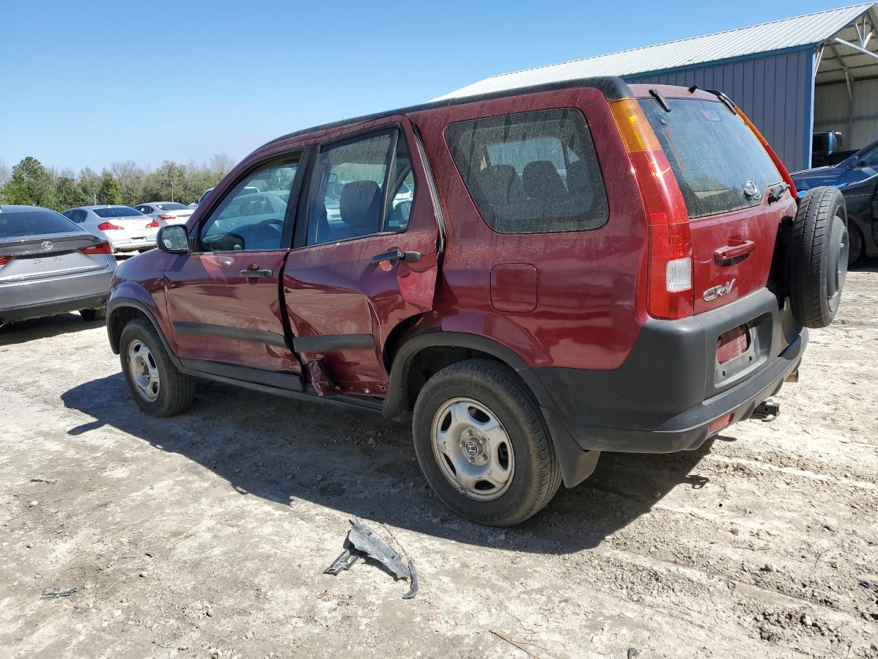 2004 Honda CR-V VIN SHSRD68484U208245 Copart auction photo, side damage thumbnail 2