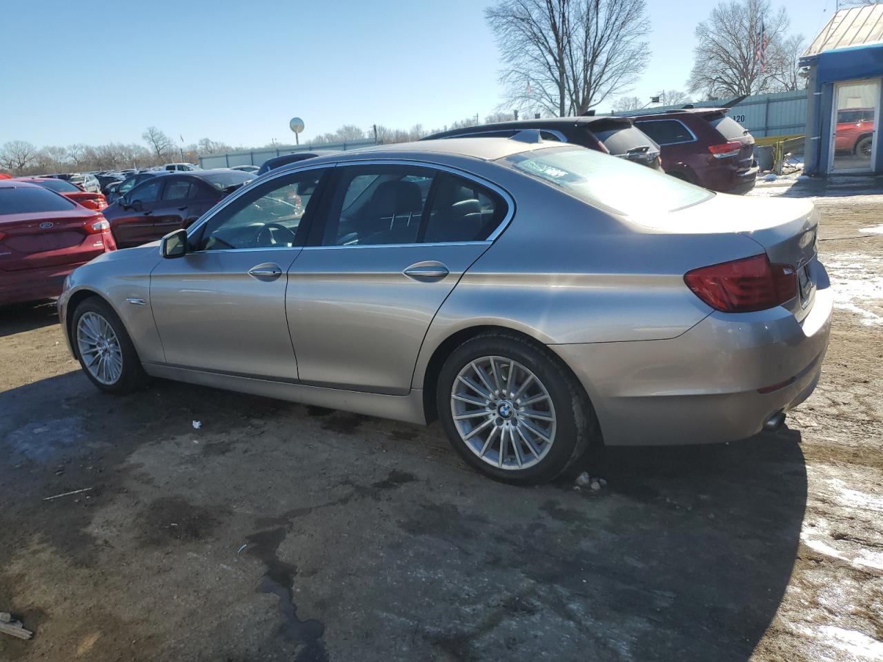 2013 BMW 5er VIN WBAFU7C52DDU70508 Copart auction photo, mechanical damage thumbnail 2