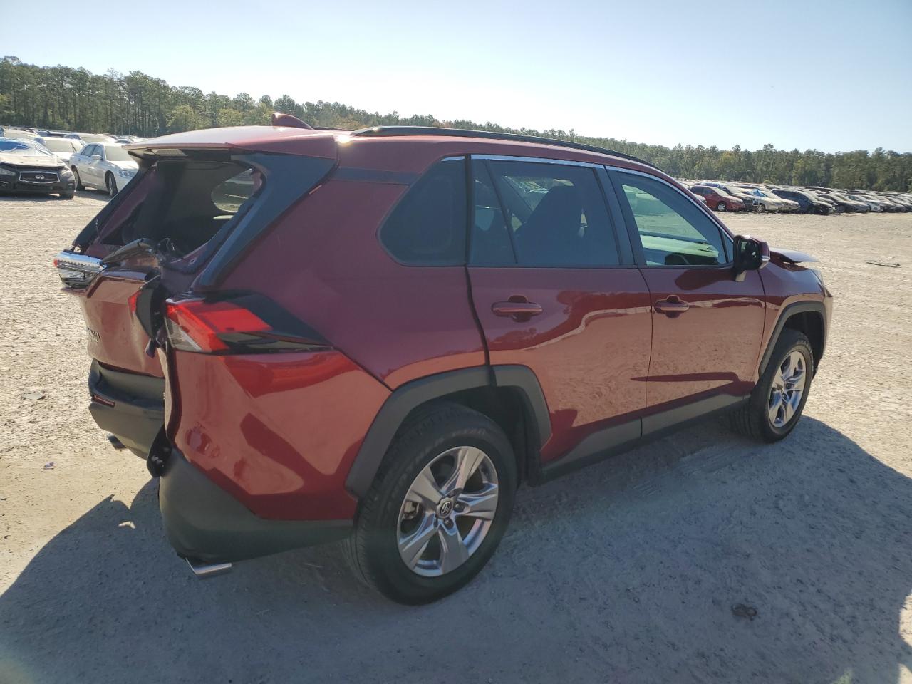 2022 Toyota RAV 4 VIN 2T3W1RFV4NW194484 Copart auction photo, rear end damage thumbnail 3