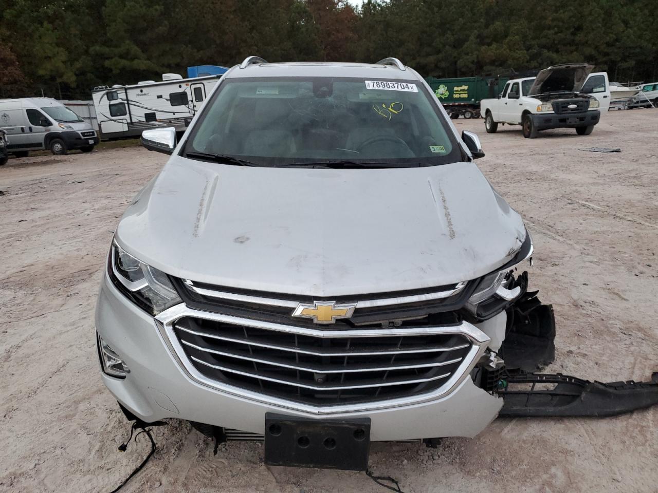 2020 Chevrolet Equinox VIN 3GNAXNEVXLS737258 Copart auction photo, front end damage thumbnail 5
