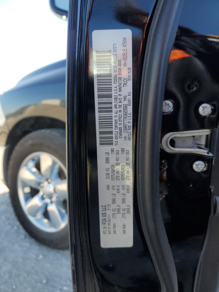 2019 RAM 1500 VIN 1C6RR7TT7KS623562 Copart auction photo, side / undercarriage damage thumbnail 12