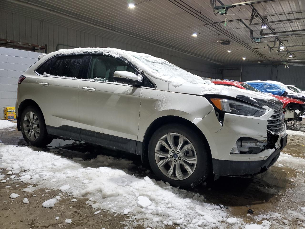 2022 Ford Edge VIN 2FMPK4K93NBA63381 Copart auction photo, front end damage thumbnail 4