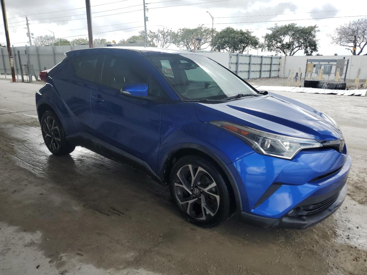 2019 Toyota C-HR VIN NMTKHMBX2KR084503 Copart auction photo, undercarriage damage thumbnail 4