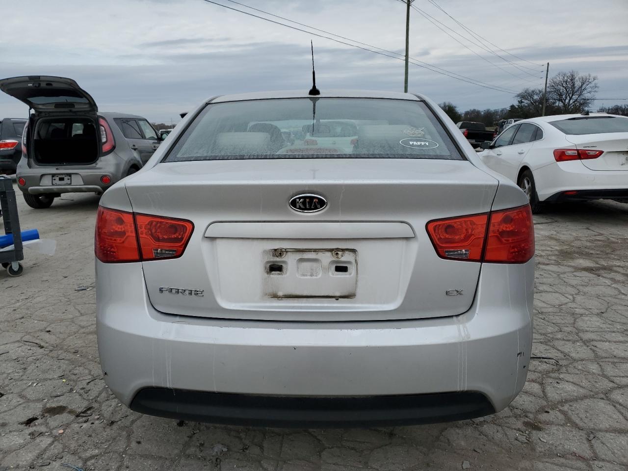 2012 KIA Forte VIN KNAFU4A28C5499611 Copart auction photo, burn - engine damage thumbnail 6