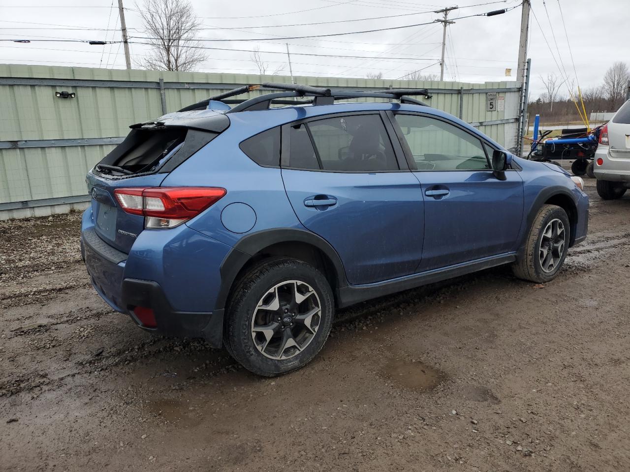2019 Subaru XV VIN JF2GTAEC1K8299924 Copart auction photo, rear end / top/roof damage thumbnail 3