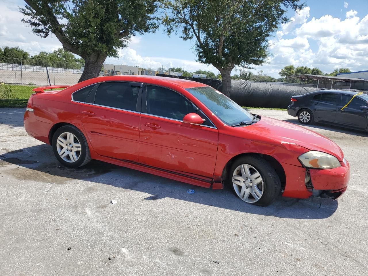 2012 Chevrolet Impala VIN 2G1WG5E38C1192159 Copart auction photo, front end / side damage thumbnail 4