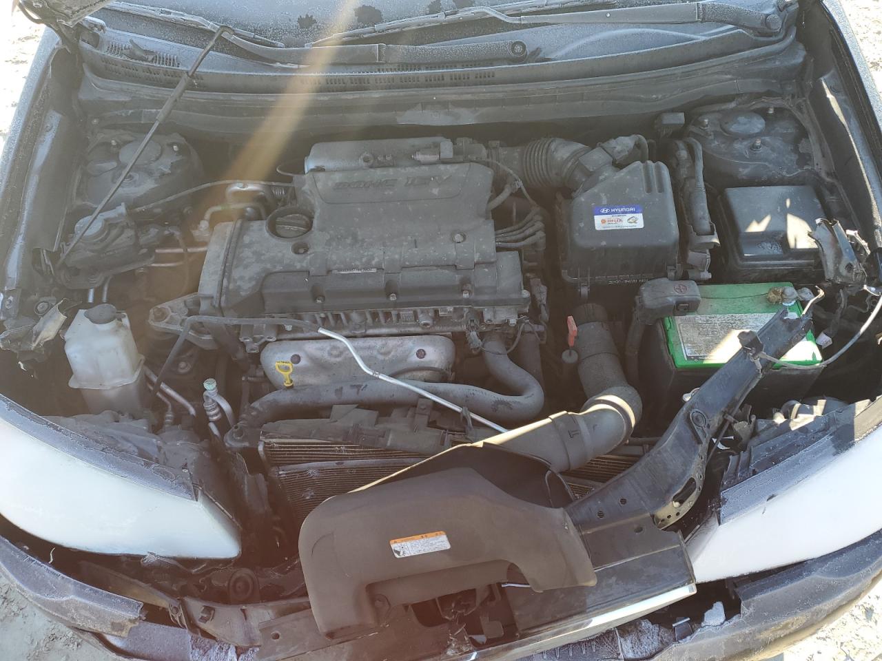 2010 Hyundai Elantra VIN KMHDU4AD0AU199412 Copart auction photo, front end / minor dent/scratches damage thumbnail 11