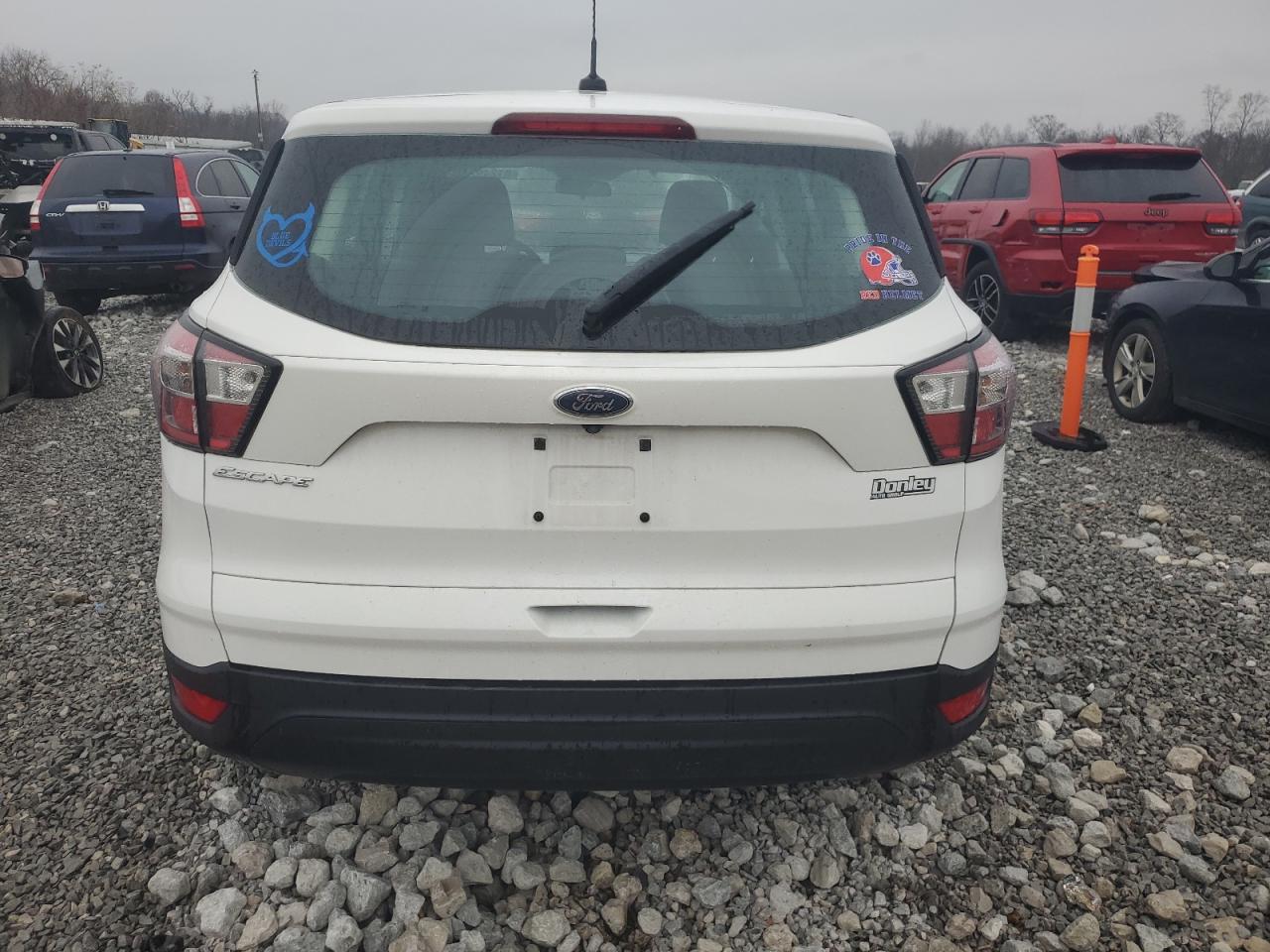 2017 Ford Escape VIN 1FMCU0F70HUE21948 Copart auction photo, front end damage thumbnail 6