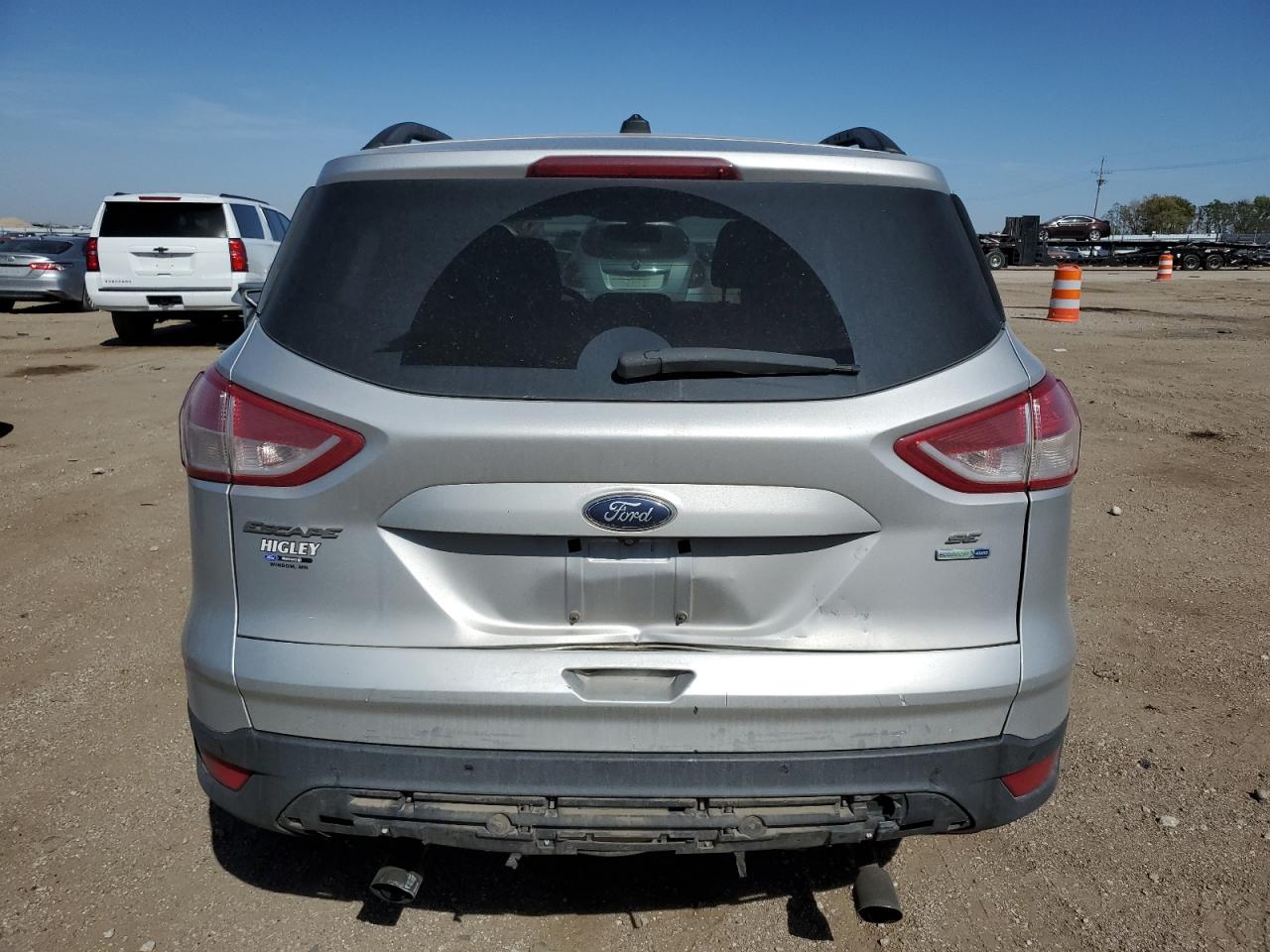2015 Ford Escape VIN 1FMCU9GXXFUB06736 Copart auction photo, rear end damage thumbnail 6