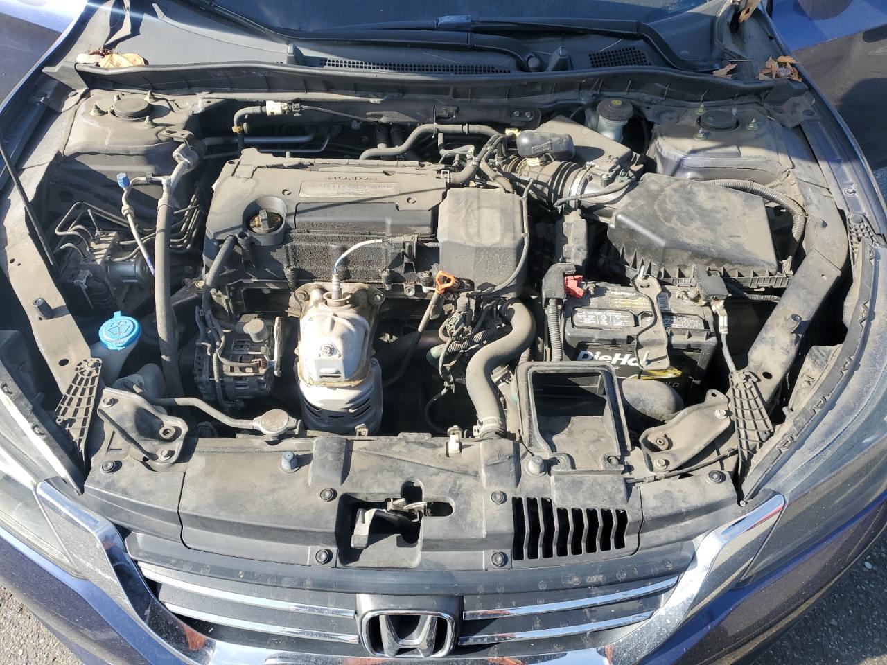 2014 Honda Accord VIN 1HGCR2F35EA009215 Copart auction photo, side damage thumbnail 12