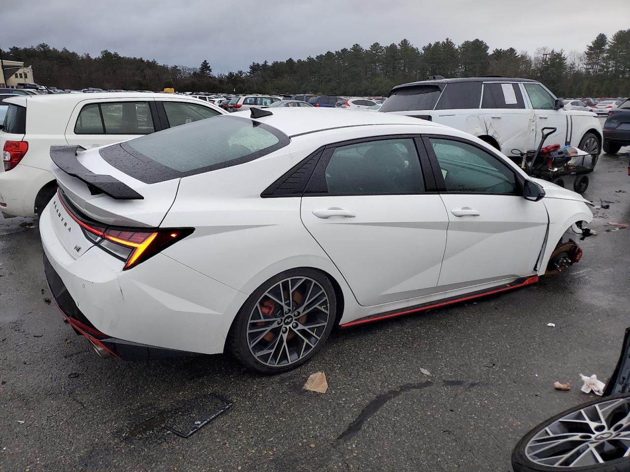 2023 Hyundai Elantra VIN KMHLW4AK5PU014896 Copart auction photo, all over damage thumbnail 3