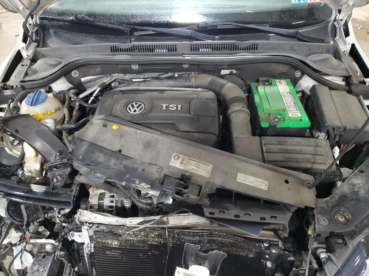 2014 Volkswagen Jetta VIN 3VWD17AJ1EM306172 Copart auction photo, front end damage thumbnail 11