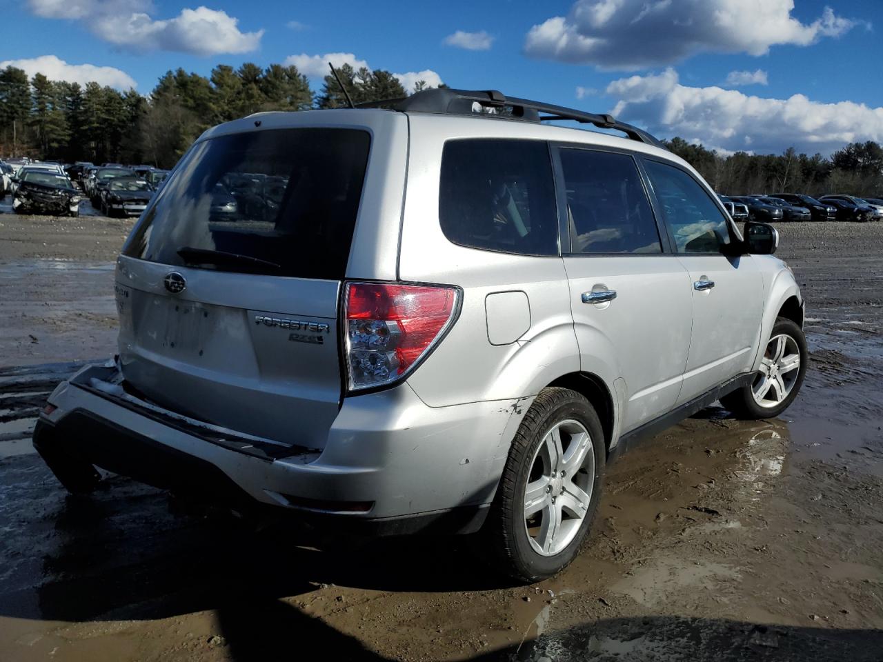 2010 Subaru Forester VIN JF2SH6CC6AH703648 Copart auction photo, side / rear end damage thumbnail 3