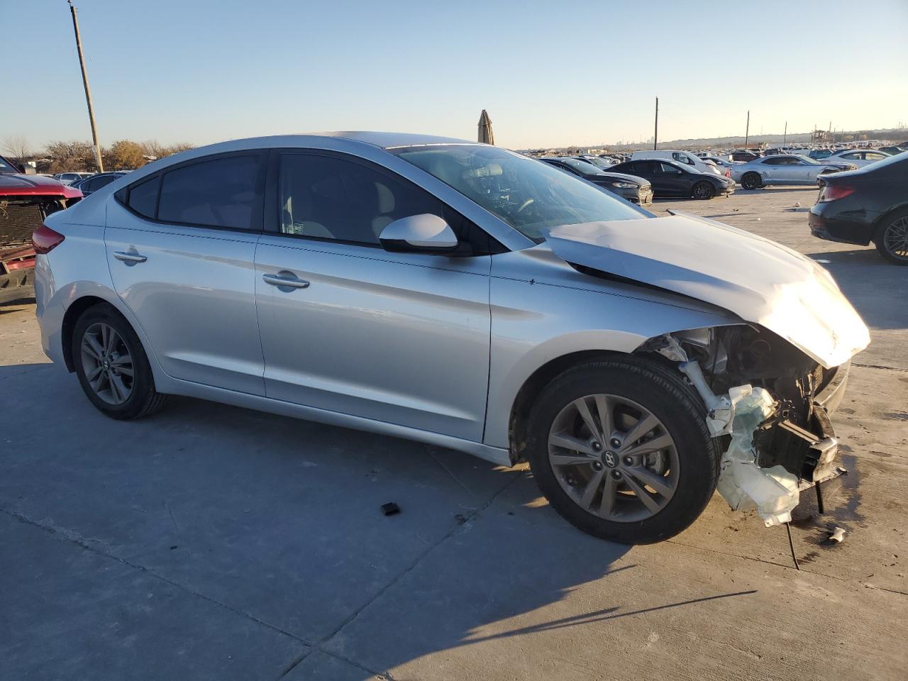 2017 Hyundai Elantra VIN 5NPD84LF3HH205487 Copart auction photo, front end damage thumbnail 4