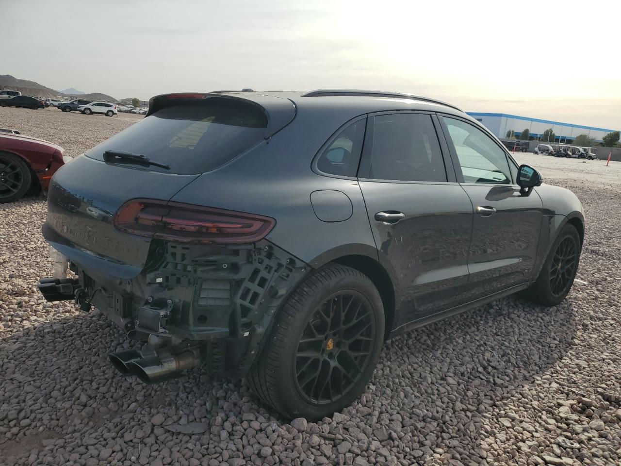 2017 Porsche Macan VIN WP1AG2A53HLB55348 Copart auction photo, rear end damage thumbnail 3