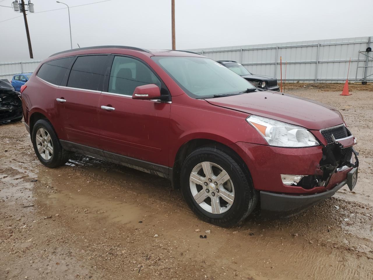2011 Chevrolet Traverse VIN 1GNKVJED1BJ243171 Copart auction photo, front end damage thumbnail 4