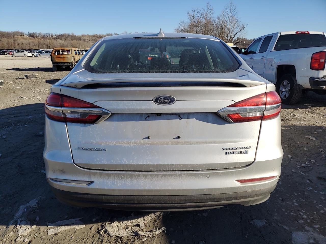 2019 Ford Fusion VIN 3FA6P0RU5KR240214 Copart auction photo, front end / minor dent/scratches damage thumbnail 6
