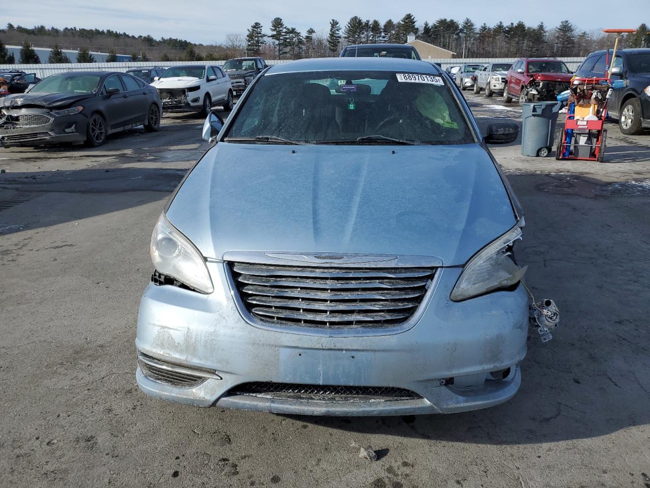 2012 Chrysler 200 VIN 1C3CCBBB9CN175440 Copart auction photo, side / front end damage thumbnail 13
