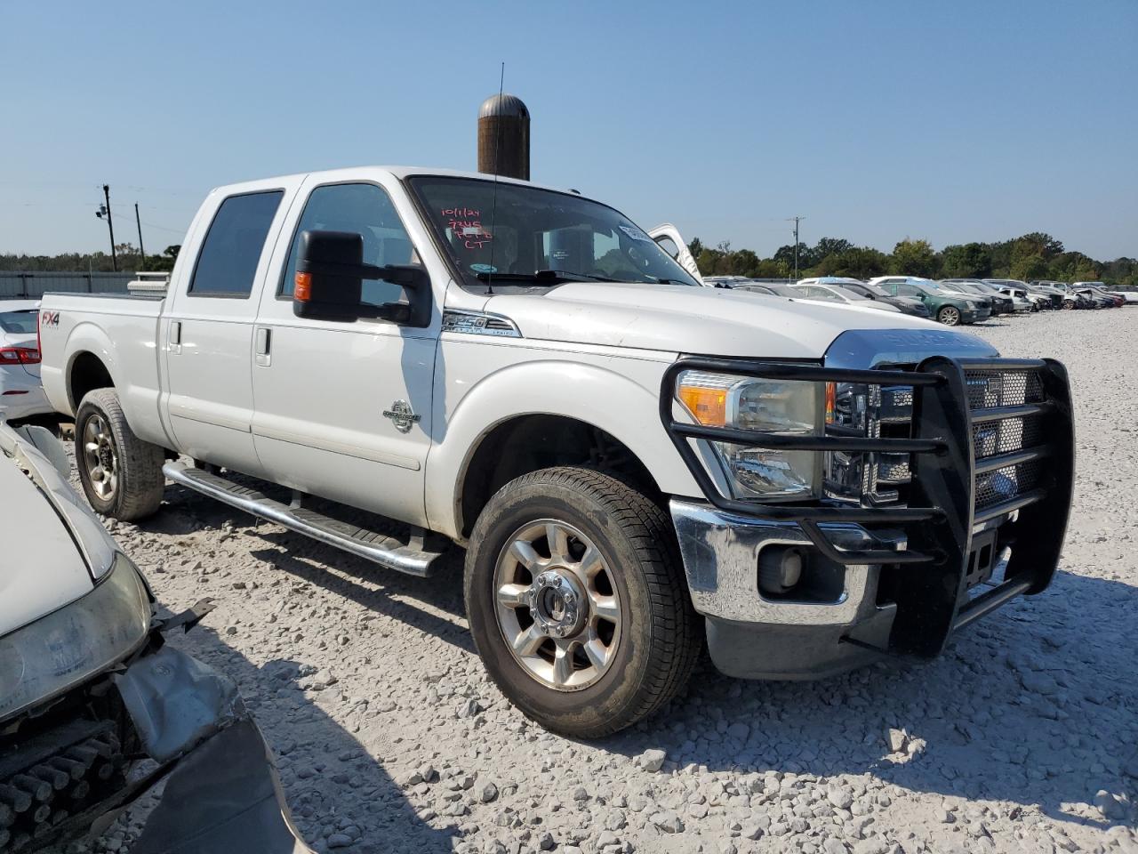2012 Ford F250 VIN 1FT7W2BTXCEC53141 Copart auction photo, side / front end damage thumbnail 4