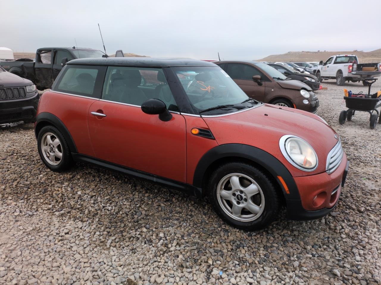 2011 MINI Cooper VIN WMWSU3C54BT097286 Copart auction photo, side damage thumbnail 4
