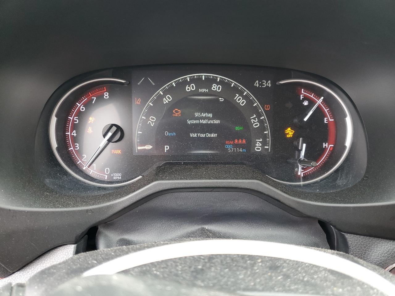 2019 Toyota RAV 4 VIN 2T3J1RFV3KW048468 Copart auction photo, front end / all over damage thumbnail 9