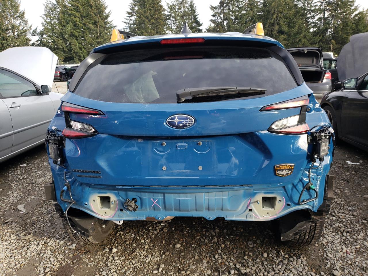 2024 Subaru XV VIN 4S4GUHT68R3802708 Copart auction photo, rear end damage thumbnail 6
