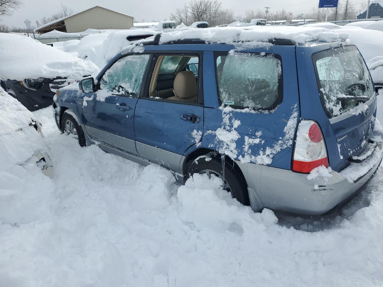 2008 Subaru Forester VIN JF1SG67638H720784 Copart auction photo, front end / side damage thumbnail 2