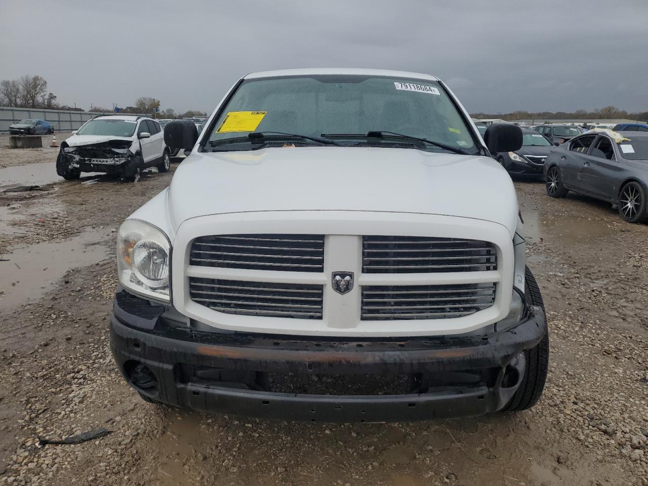 2008 Dodge RAM VIN 1D7HA16258J139597 Copart auction photo, front end damage thumbnail 5