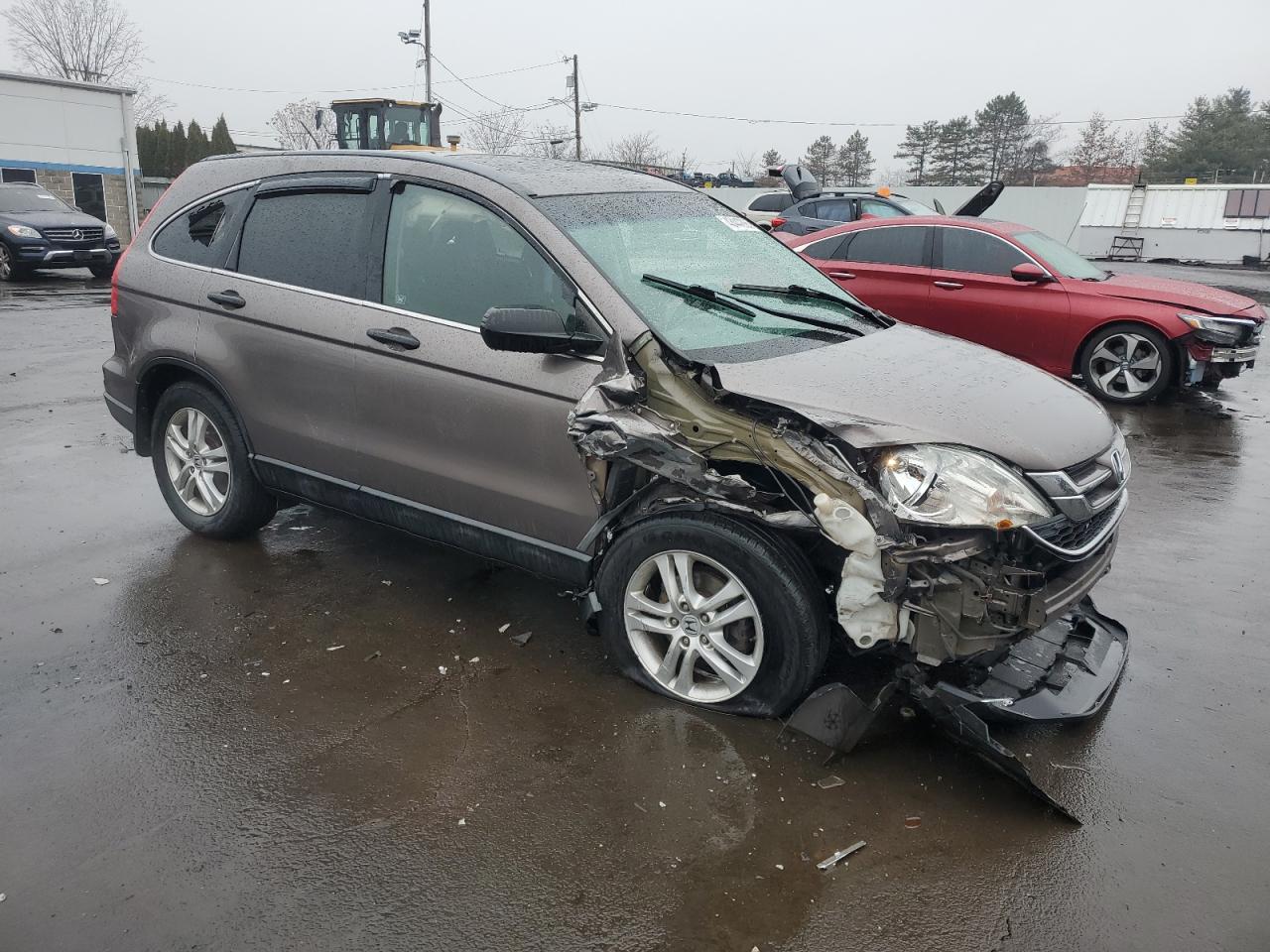 2011 Honda CR-V VIN 5J6RE4H5XBL020137 Copart auction photo, all over damage thumbnail 4