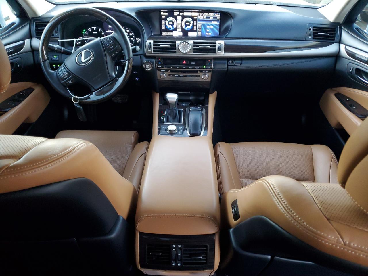 2014 Lexus LS VIN JTHGL1EF3E5052370 Copart auction photo, rear end / front end damage thumbnail 8