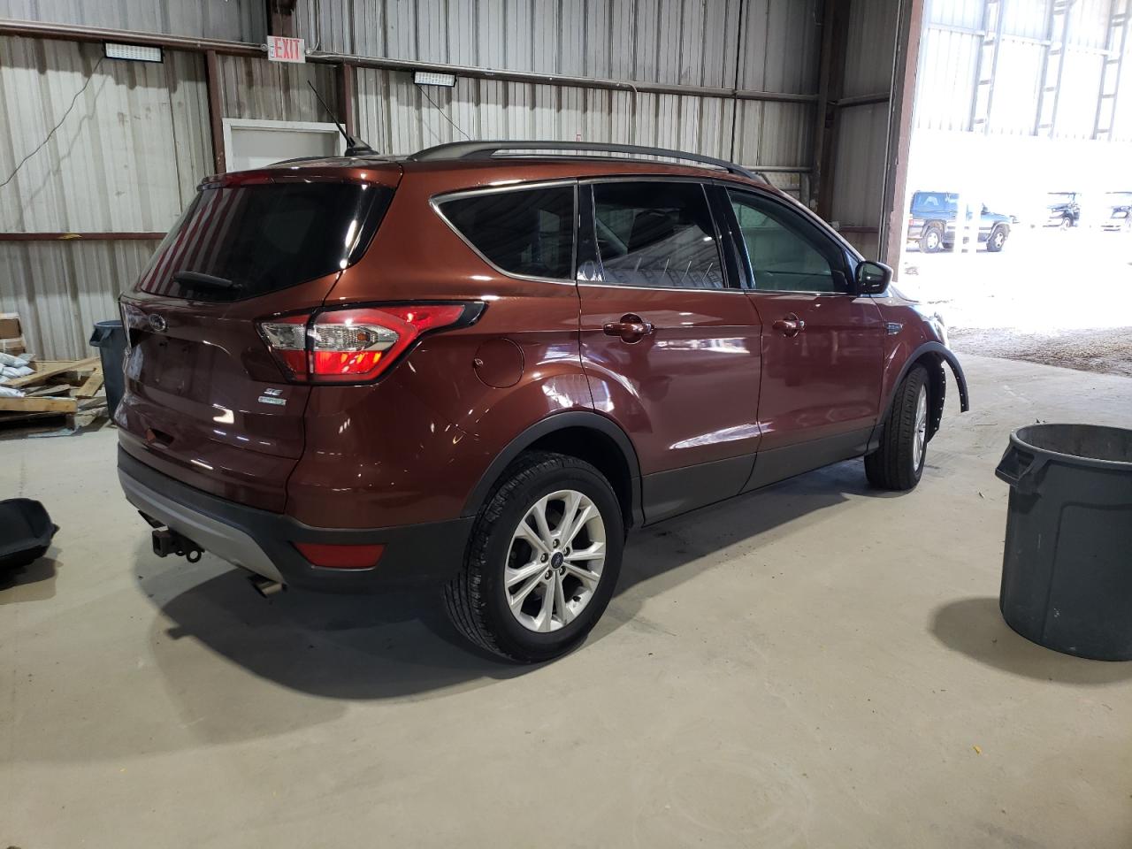 2018 Ford Escape VIN 1FMCU0GD2JUC48220 Copart auction photo, front end / side damage thumbnail 3