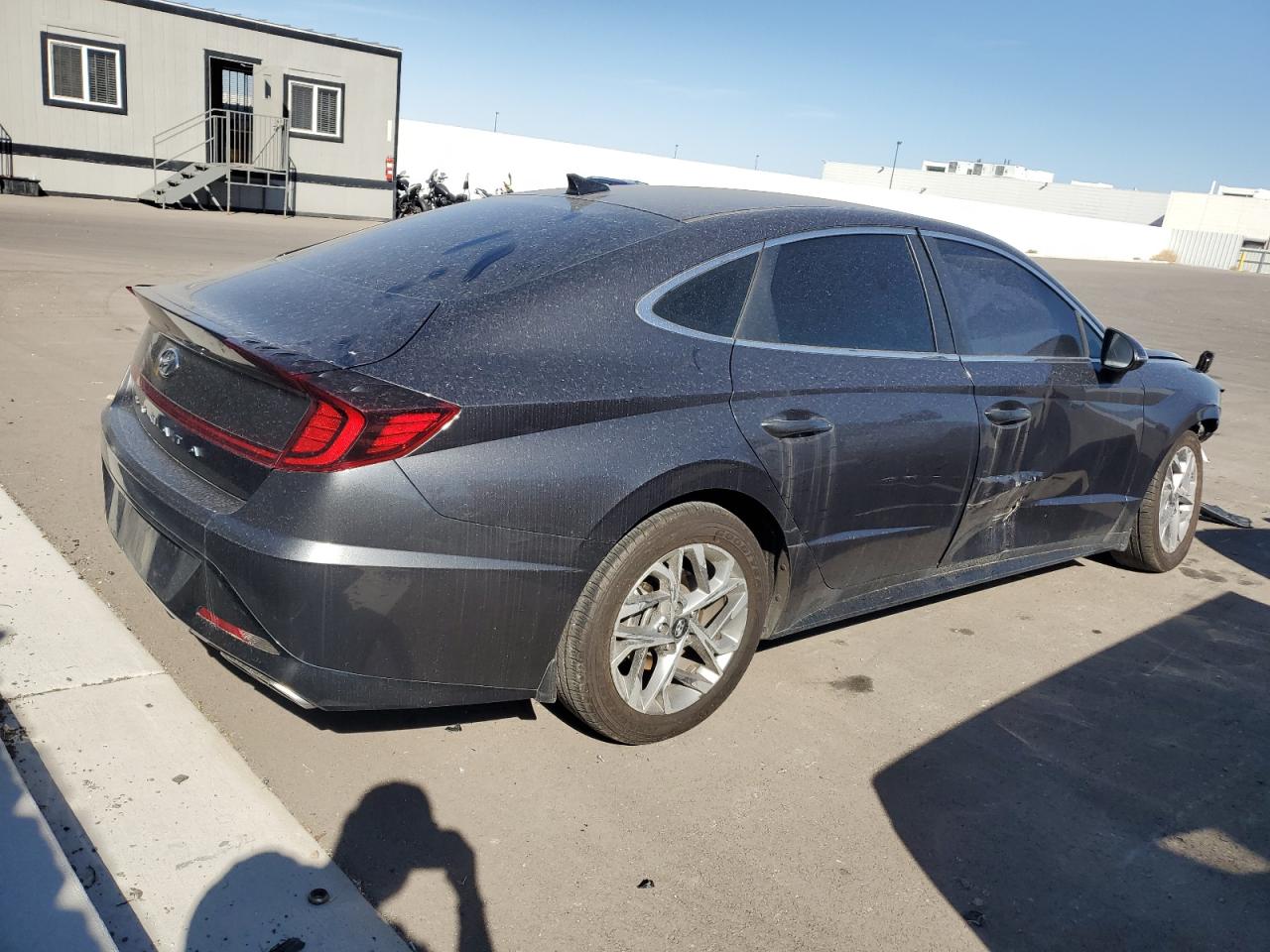 2021 Hyundai Sonata VIN 5NPEL4JA8MH096416 Copart auction photo, front end damage thumbnail 3