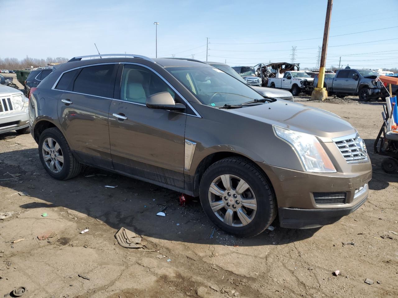 2014 Cadillac SRX VIN 3GYFNBE36ES548668 Copart auction photo, rear end damage thumbnail 4