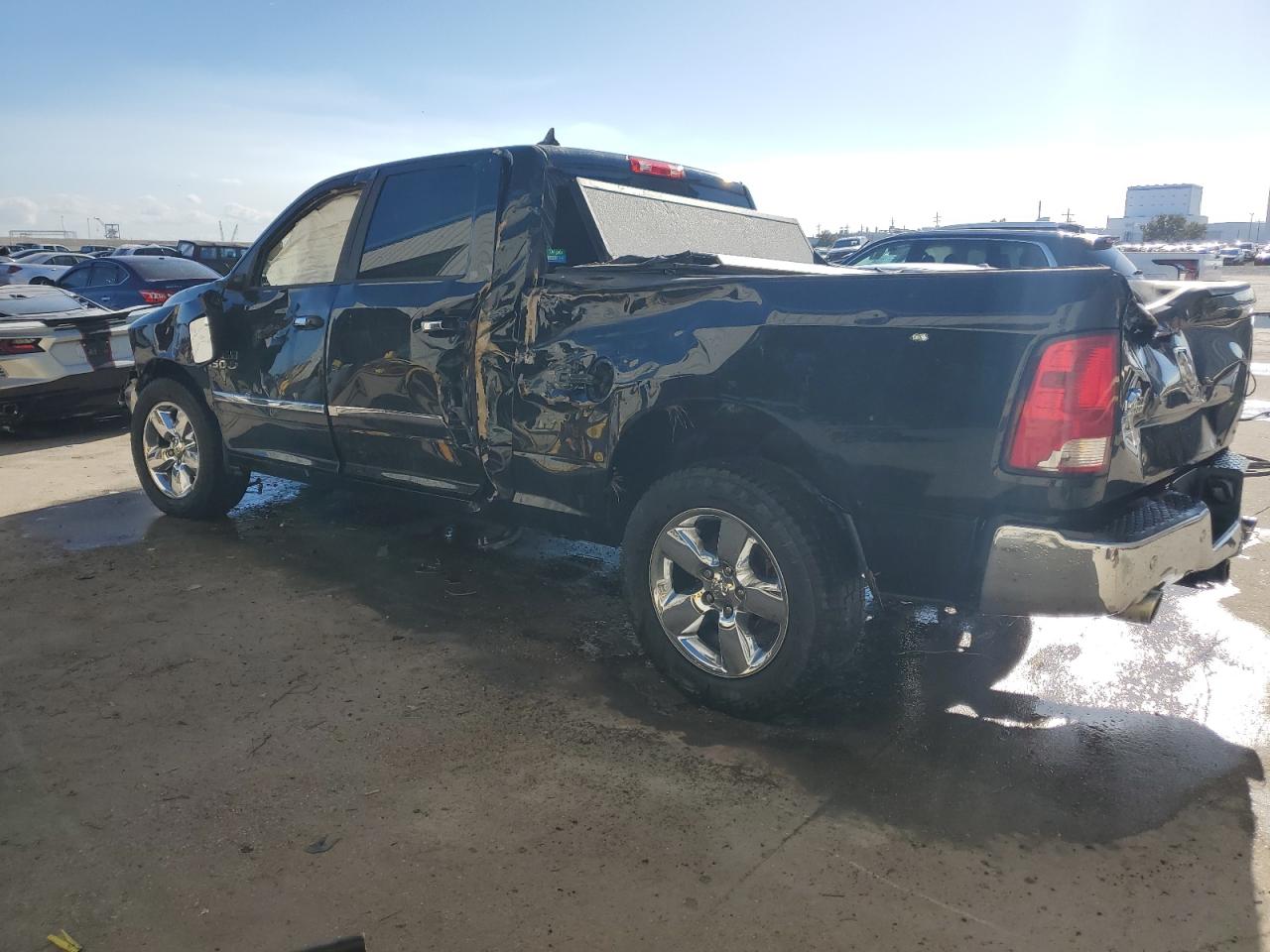 2015 RAM 1500 VIN 1C6RR6TT8FS649555 Copart auction photo, rollover damage thumbnail 2