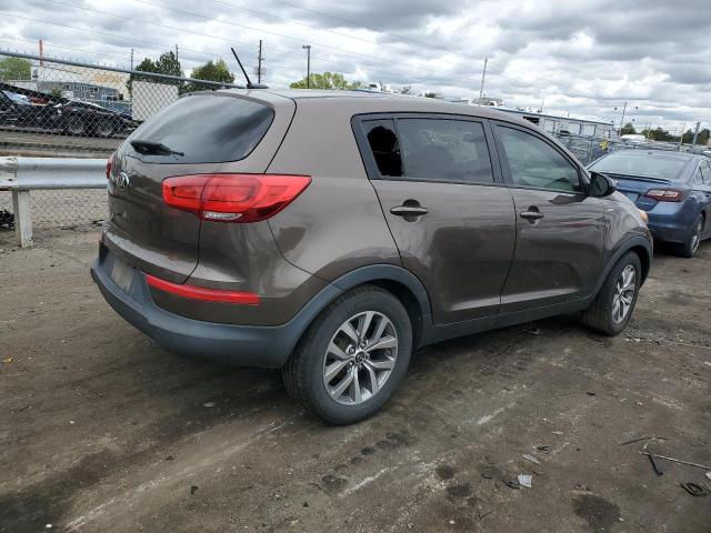 2015 KIA Sportage VIN KNDPBCAC4F7757406 Copart auction photo, vandalism damage thumbnail 3
