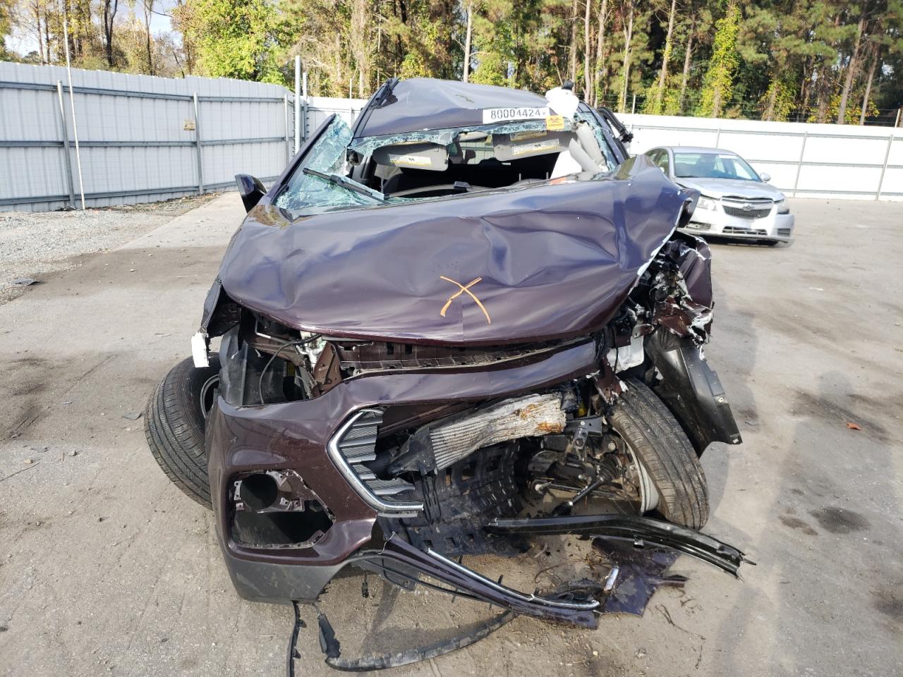 2022 Chevrolet Trax VIN KL7CJPSM6NB500918 Copart auction photo, all over damage thumbnail 5