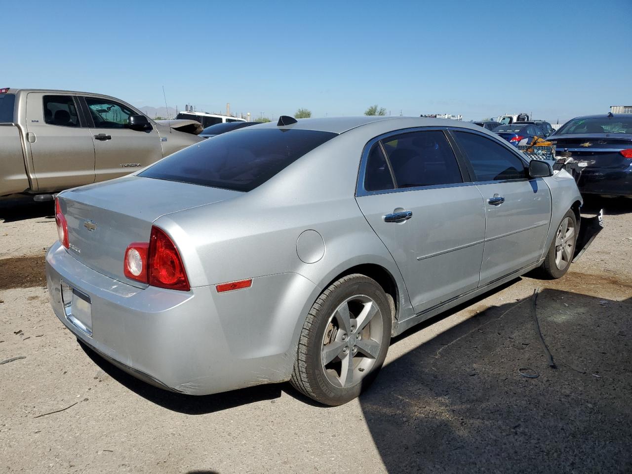 2012 Chevrolet Malibu VIN 1G1ZC5E09CF389848 Copart auction photo, front end / mechanical damage thumbnail 3